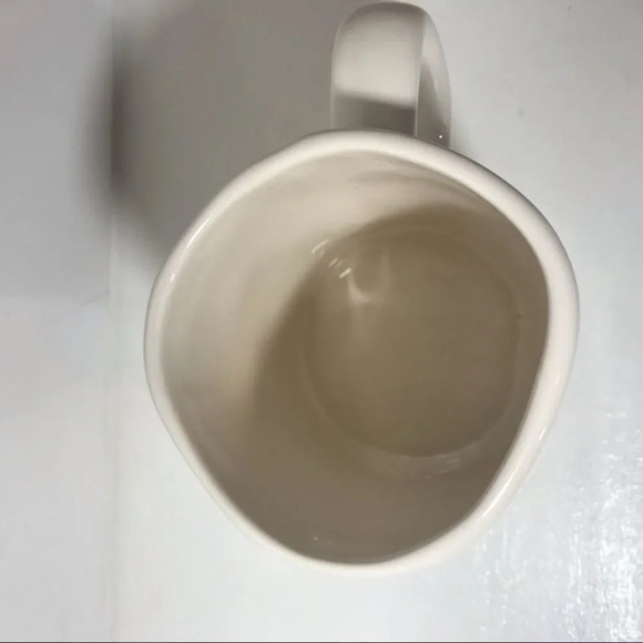 Rae Dunn Mug MERRY Magenta Red Script 1st Edition - Picture 2 of 8